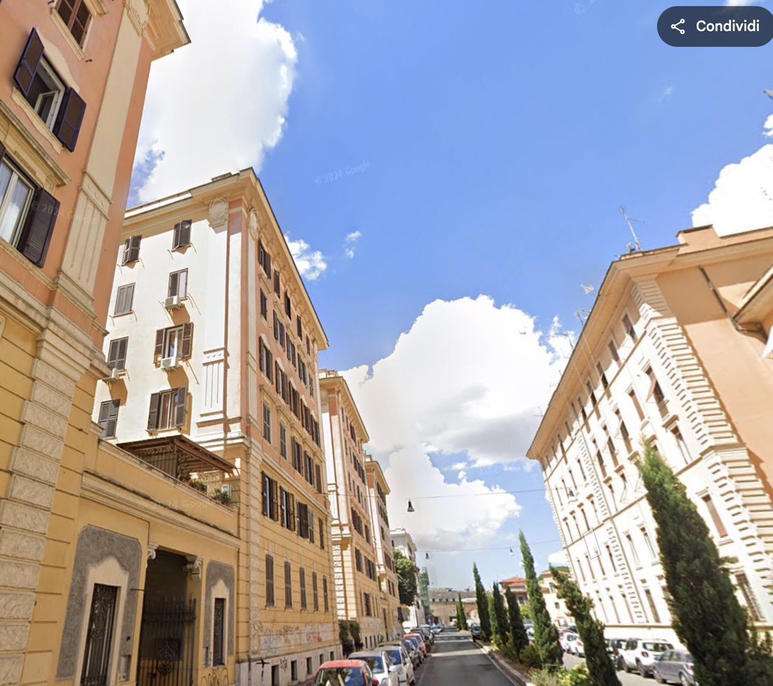 Screenshot Roma Via dei Ramni bilocale design in affitto
